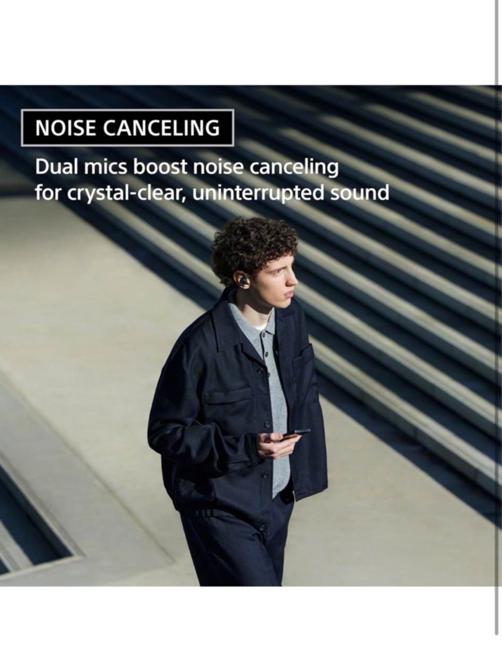 Sony Wireless In-Ear Earbuds — White - Picture 2 of 10